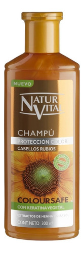  Shampoo Para Cabellos Rubios Coloursafe Natur Vital 300 Ml.