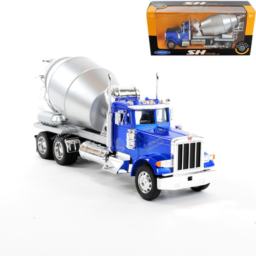 Camion Peterbilt 379 Cement Truck Coleccion Welly 1:32 St