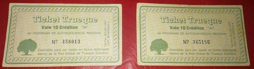 Ticket Trueque 10 Créditos (Usado)