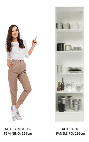 Paneleiro 100% Mdf 2 Portas Smart Madesa
