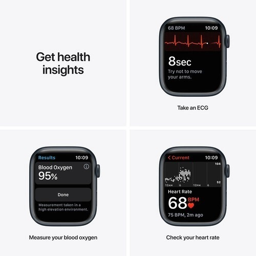 Imagen 9 de 9 de Apple Watch Series 7 Gps+ Celular Aluminio, Correa Deportiva