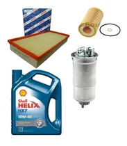 Comprar Kit Filtros + Aceite Shell Helix 10w40 Vw Bora Golf 1.9 Tdi