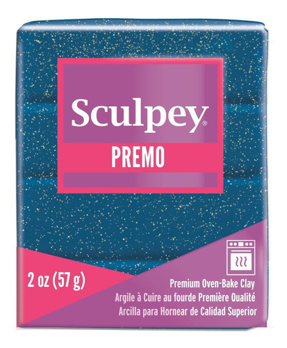 Arcilla Polimérica De Colores Sculpey Premo Accents 57 Gr Color Galaxia Glitter (Galaxy Glitter)