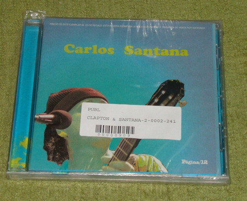 Carlos Santana Pagina/12 Cd Nuevo Sellado / Kktus 