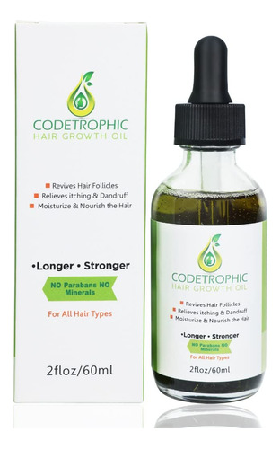 Codetrophic Hair Growth Oil - Aceite De Romero Orgnico Para