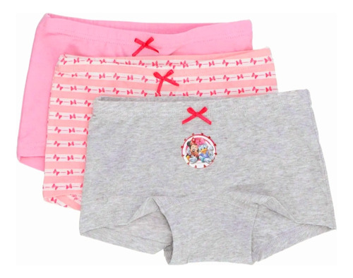 Pantaleta Juvenil Algodón Caffarena Talla 10 Diseños Pack X3