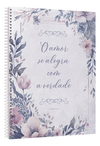 Caderno de Fé - Floral: Universitário capa dura espiral, de Editora  Hagnos. Editorial Hagnos, tapa dura en português, 2023