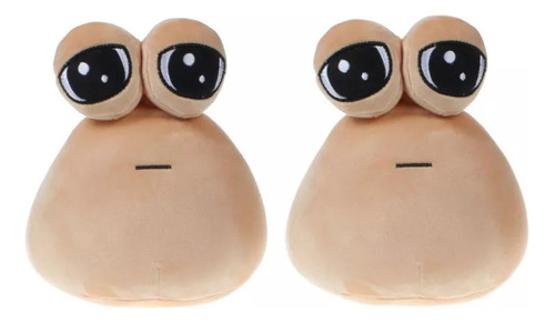 2x Emoción Alien Pou Furdiburb Muñeco Peluche Juguete