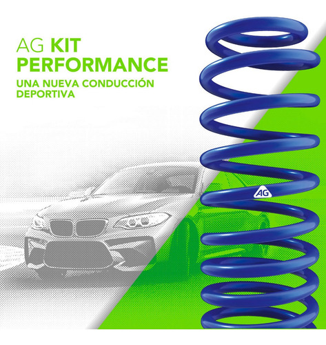Espirales Progresivos Fiat Linea 08-12 Ag Kit X2 Tras
