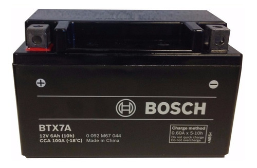 Bateria Bosch Btx7a = Ytx7a-bs Rx Bk Rd Vx 150 An Fas Motos