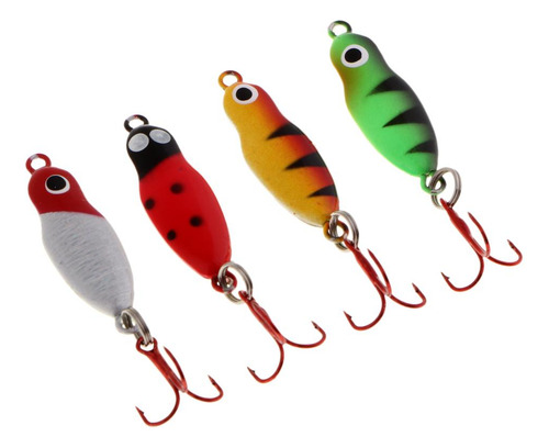 4pcs Señuelos De Pesca En Cebos De Aparejos De Pesca De