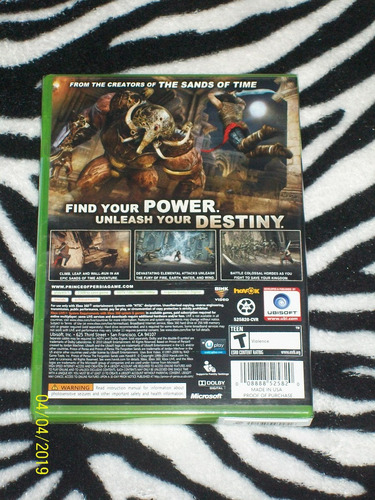 Prince Of Persia Forgotten Sands Nuevo Fisico Y Sellado Xbox