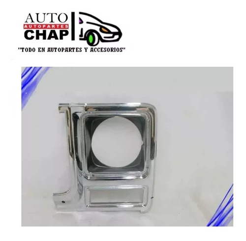 Aro De Faro Chevrolet Silverado 81 Optica Redonda