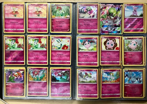 Vendo Coleção Mais De 140 Cartas Pokémons Tipo Fada + Pasta