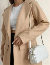 Comprar Tapado Sobretodo Paño  Mujer Corto Largo Con Botones