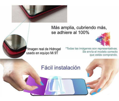 Mica Blade L210 Zte Hidrogel Filtra Luz Azul/no Cristal