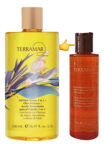Terramar Óleo Jumbo Argan 500 Ml + Regaloo