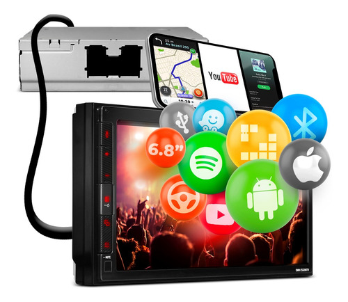 Multimídia Dmh-zs5280tv Pioneer Tv Espelhamento Android Ios