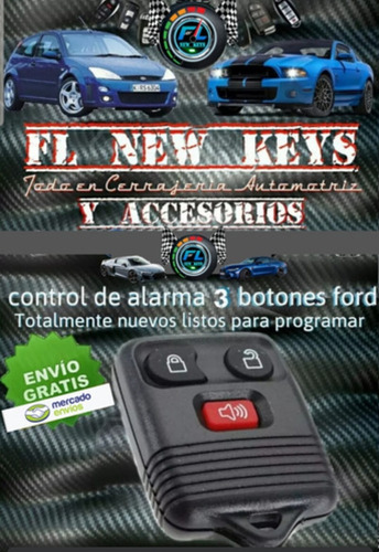 Llave Con Chip Y Control Compatible Con Ford Escape 2001-04