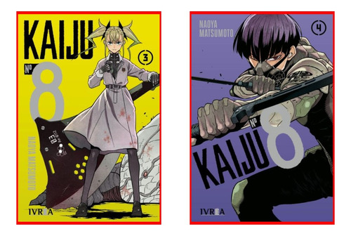 Combo Kaiju N 3 Y 4 - Manga - Ivrea