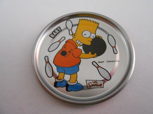 Tazos Silver Simpsons, Bart  #45