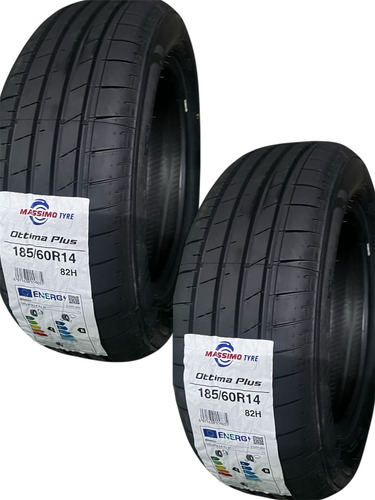 Paquete 2 Llantas 185/60r14 Massimo Ottima Plus 82h H