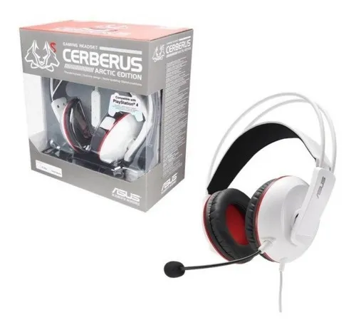 Fone De Ouvido Headset Asus Cerberus V2 Arctic Est reo P2 Frete