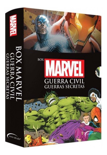 Box Marvel Guerra Civil - Guerras Secretas