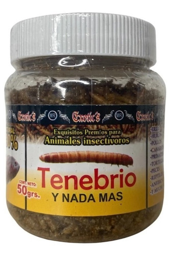 Tenebrio Seco Complemento Para Erizo E Insectívoros - Tm