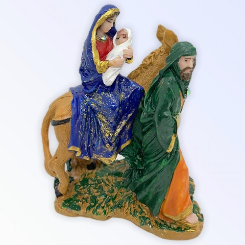 Escultura Nossa Senhora Do Desterro Em Resina 10 Cm