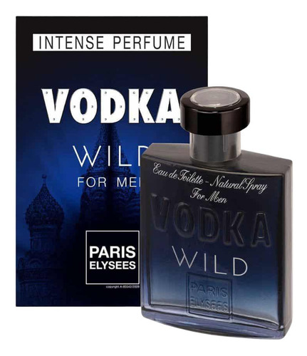 Vodka Wild Paris Elysees Masculino 100ml