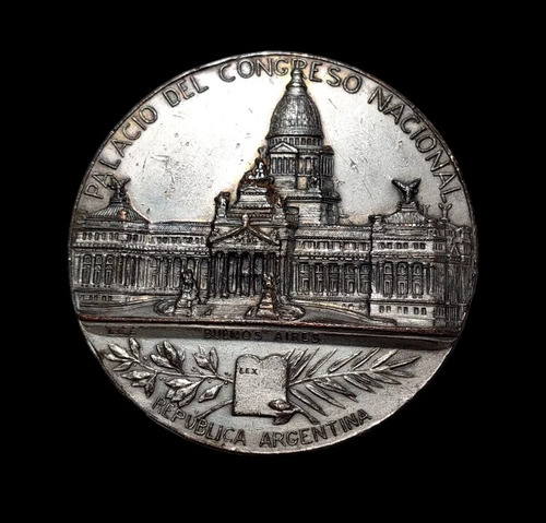 Medalla Palacio Del Congreso Nacional Año 1906 - 1151
