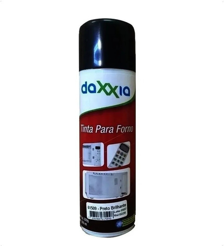 Imagem 2 de 8 de Tinta Preta Alta Temperatura Para Pintar Forno Microondas
