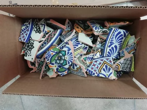 3 Cenefas Decorativas Adhesivas Talavera Mexicana 10cm