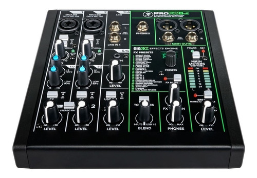 Mixer Mackie Profx6 V3 Usb Efectos 6 Canales