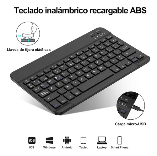 Teclado inalambrico para tablet samsung 10.1 hotsell