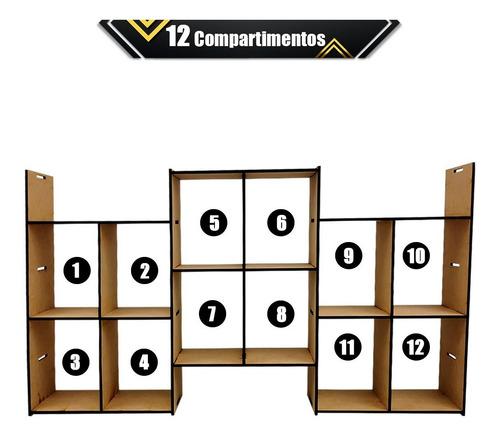 Imagen 8 de 10 de Exhibidor Modular Funko Pop Coleccionador Mdf Multiusos