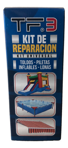 Kit De Reparación Para Lonas Piletas Pvc Parche + Pegamento