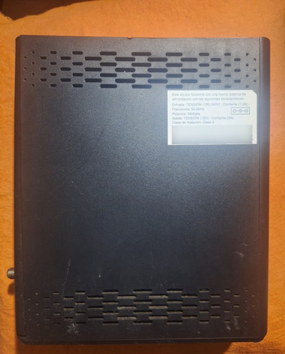 Modem Router Wi-fi Technicolor + Fuente (usado) Negro (Usado)
