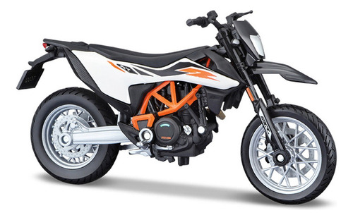 E Ktm 690 Smc R Miniatura Metal Moto Con Base Expositora E