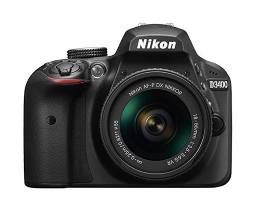 Nikon D3400 W/af-p Dx Nikkor 18-55mm F/3.5-5.6g Vr