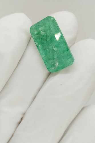 Esmeralda - Corte Esmeralda - Certificada - 12.30ct + Envío