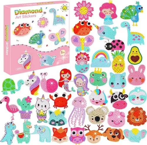 Kits de pintura por diamantes más vendidos de 2023: ¡Eleva tu creatividad  con el Kit Pintura Diamante 5d Diy Animales Para Niños y deja volar tu  imaginación junto a los JoalGfda Stickers_30Style!