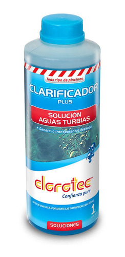 Clarificador Para Piscina Liquido Plus 1lt Clorotec