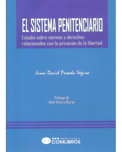 El Sistema Penitenciario. Estudio Sobre Normas Y Derechos R, De Juan David Posada Segura. 9589845660, Vol. 1. Editorial Editorial Comlibros, Tapa Blanda, Edición 2009 En Español, 2009