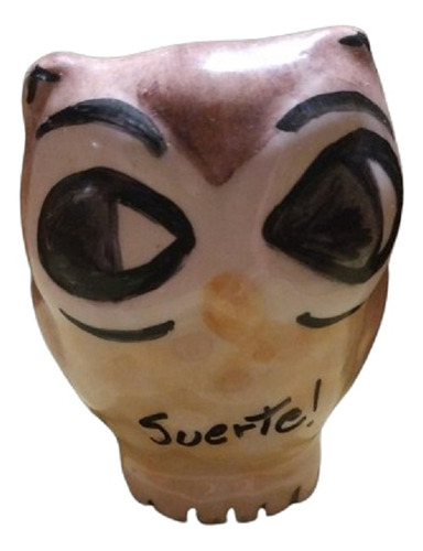Lote Rana,buho De La Suerte Luna,ceramica Años 90 Nuevo