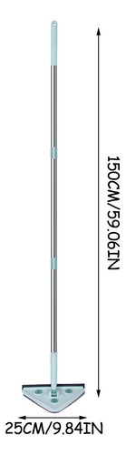 Fregona De Limpieza De Techo Y Cristal De 25 Cm, Mopa Para E