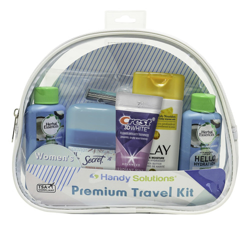 Handy Solutions Kit De Viaje Prémium De 7 Piezas Para Muje.