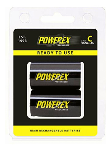 Powerex Low Self-discharge Precharged C Rechargeable Nimh
