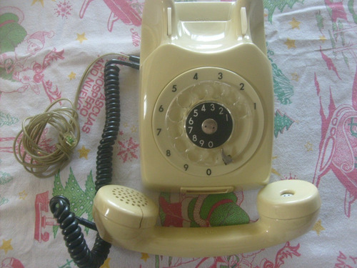 Telefono Vintage Fijo De Disco 